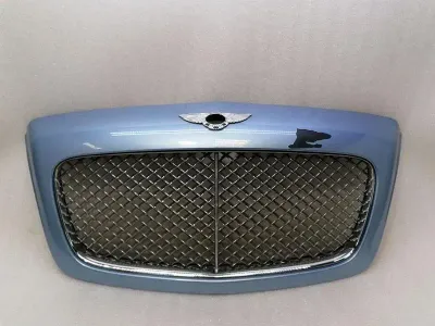 2003-2010 Bentley Continental GT W12 priekšējais režģis 3W0806147E radiatora reste