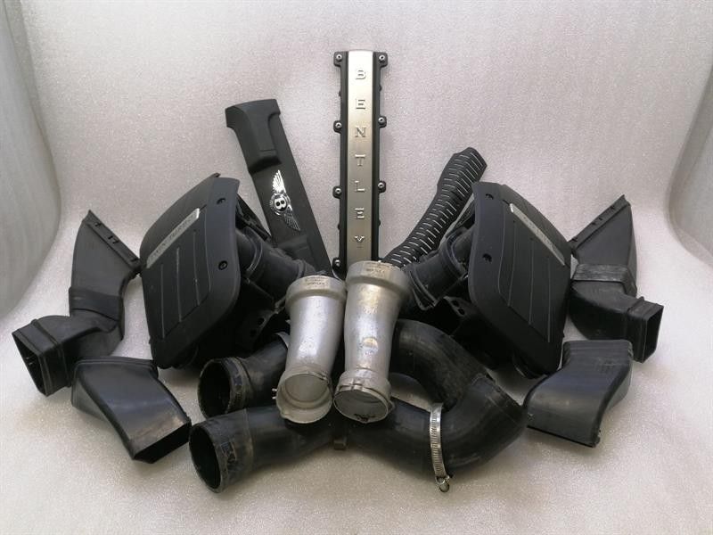 Bentley Continental GT W12 Air Filter Box 3W0129601 Air Filter Box Engine Cove