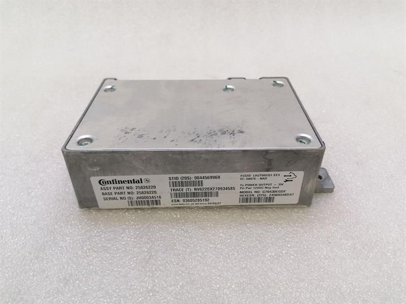 Chevrolet Corvette C6 Electronic Module 25826220 Control Unit ONSTAR