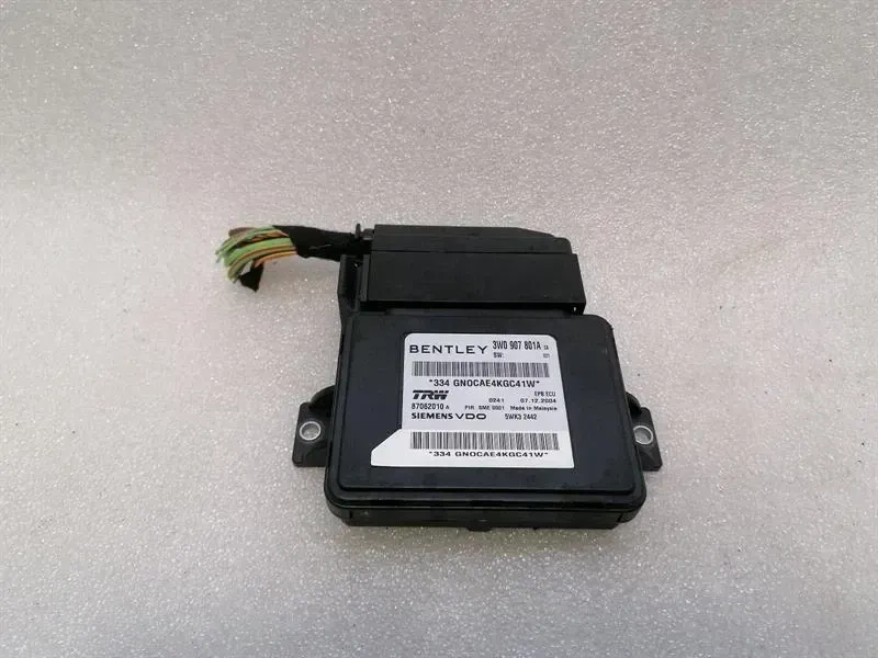 BENTLEY CONTINENTAL GT W12 Electronic Module 3W0907801A Control Unit PARK BRAKE