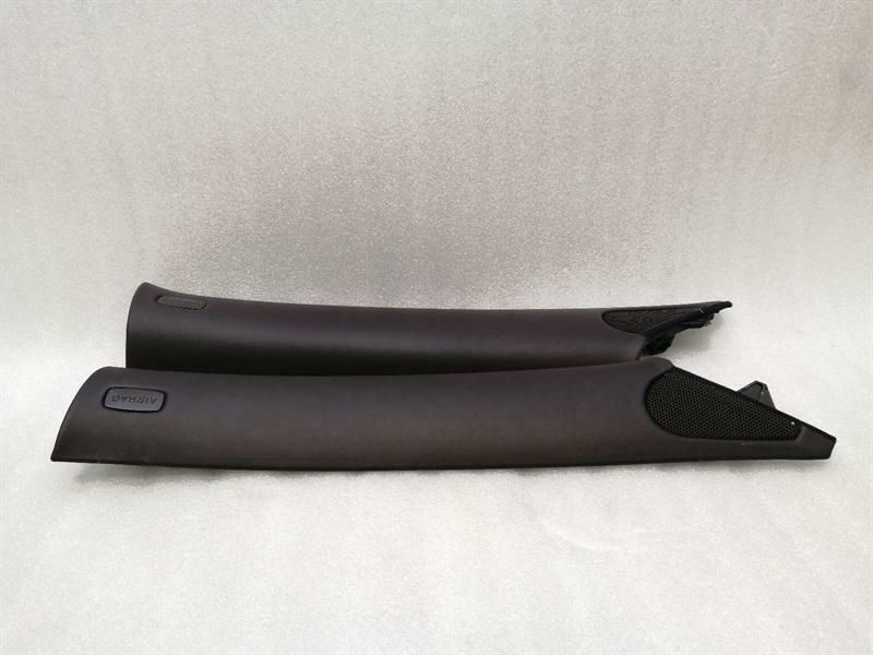 Bentley Continental GT W12 A Post Cover Set Brown 3W8867457G A-Pillar Trim