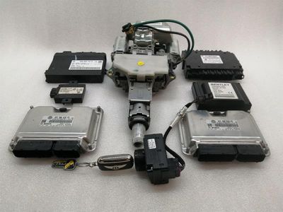 BENTLEY CONTINENTAL FLYING TRACK Dzinēja ECU komplekts 07C906018FG Dzinēja vadības bloks W12