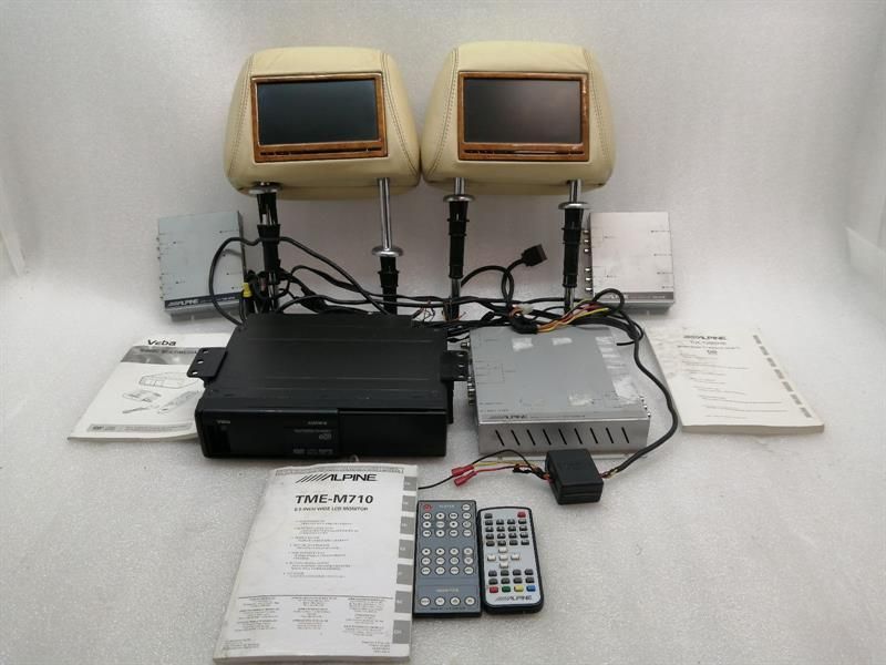 Bentley Flying Track Rear Alpine TV Set 3W5919603D Rear TV Set Alpine