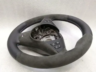 BMW SPORT LCI M5 M6 manual switch steering wheel ALCANTARA LEATHER