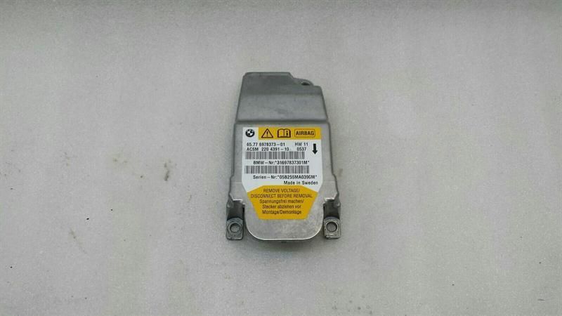 BMW 5 Series E60 Safety Module ECU 6978373 Air Control Unit SRS