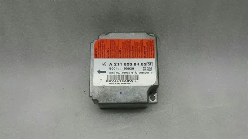 Mercedes E Class W211 Safety Module ECU A2118209485 Air Control Unit SRS