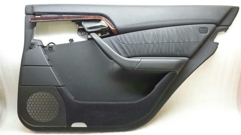 MB W220 door card rear A2207303270 door panel rear right LWB full leather