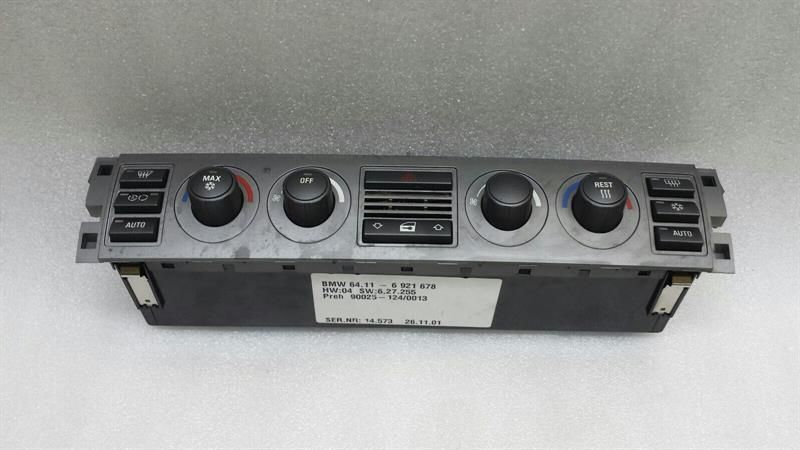 2002 BMW 7 Series E65/E66 Car Climate Control 64116921678 Control Unit Air Conditioning