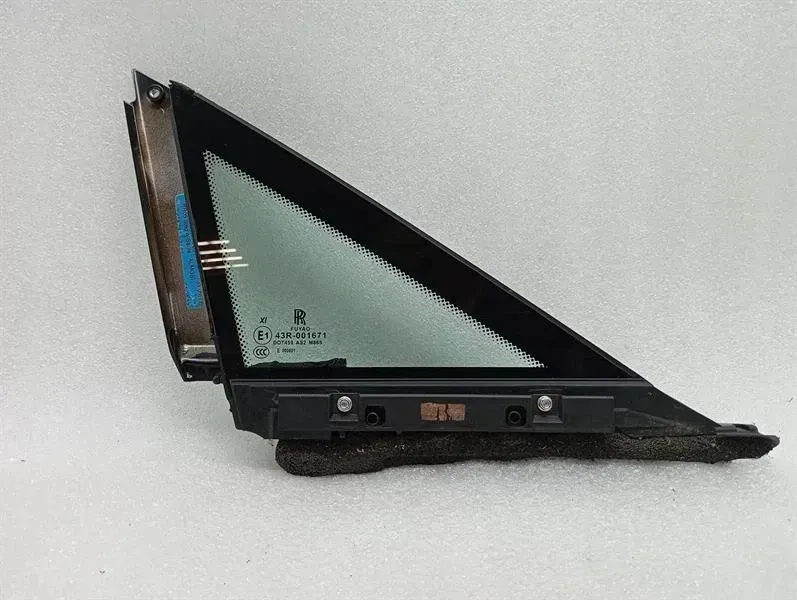 Rolls Royce Wraith RR5 Right Front 1/4 Glass 51337420640 Door Panel 1/4 Front Re