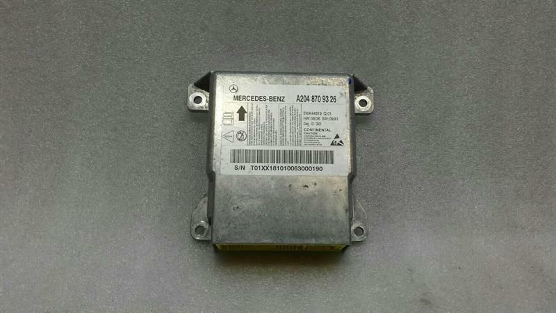 Mercedes C Class W204 Safety Module ECU A2048709326 Air Control Unit SRS