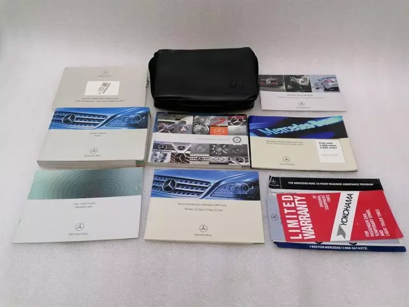 MERCEDES ML63 AMG W164 SERVICE BOOKLET / MAINTENANCE MANUAL