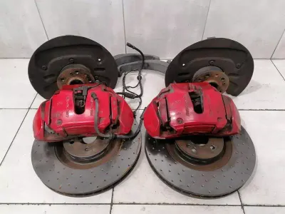 Mercedes ML63 AMG W164 bromssats fram A1644213998 Bromssystem frambromssats M156