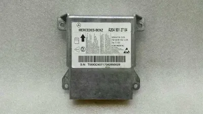 Mercedes C klases W204 drošības modulis ECU A2049012704 gaisa vadības bloks SRS