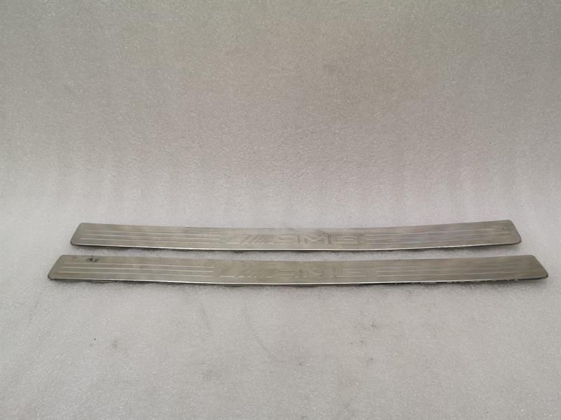 Mercedes C63 AMG W204 Door Sill Set Of 2 A2046804935 Entry Bar AMG Set