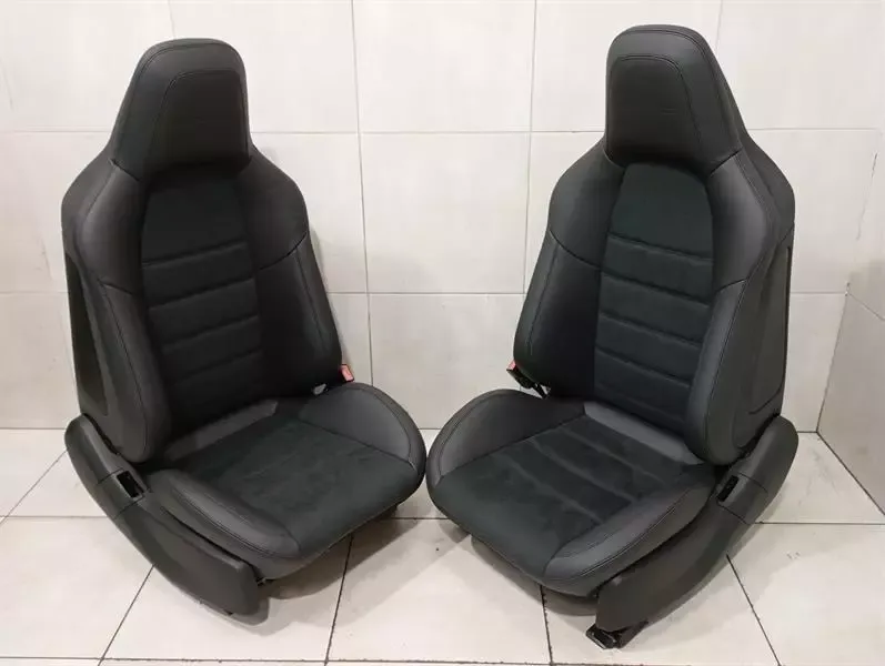 Mercedes C63 AMG Alcantara leather performance seats W204 seats leather black