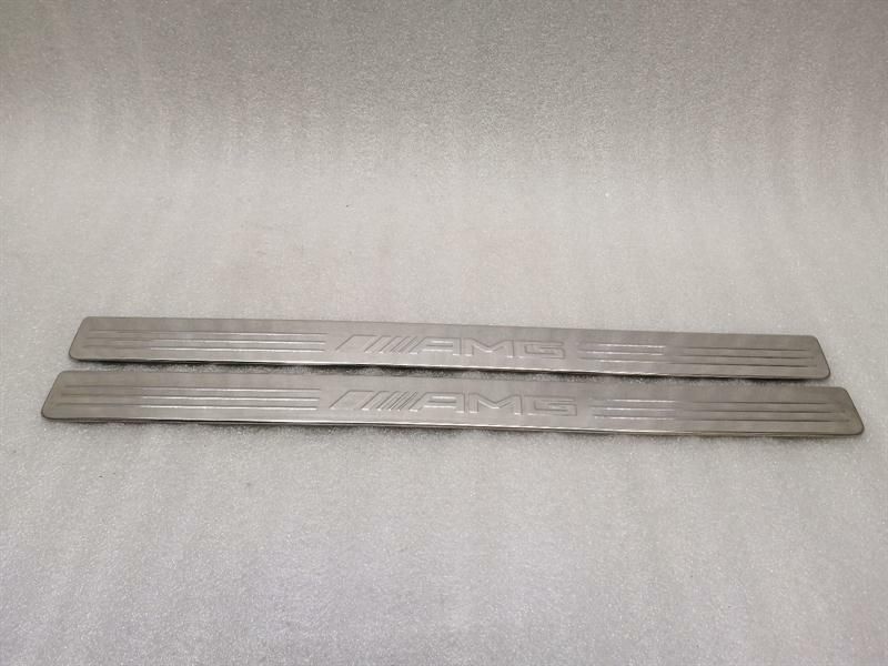 Mercedes C63 AMG W204 Door Sill Set Of 2 A2046804935 Entry Bar AMG Set