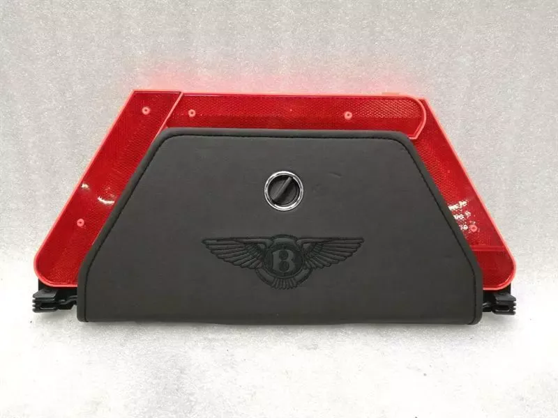 BENTLEY FLYING TRACK Triangle + Leather Cover 3W0860285 Warning Triangle + Leather