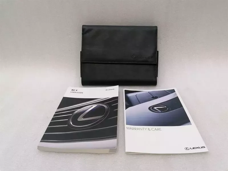 LEXUS RC F TRACK XC10 SERVICE BOOKLET / Maintenance Manual