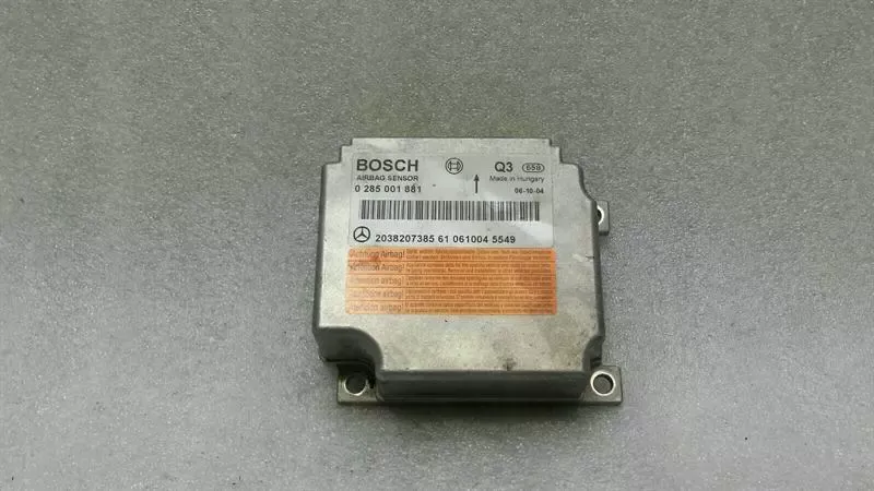 Mercedes CLK W209 Safety Module ECU A2038207385 Air Control Unit SRS.