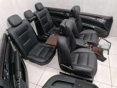 Mercedes S65 W221 INTERJERS vēstniecības SĒDEKĻI Sēdeklis + PIKNIKA GALDI