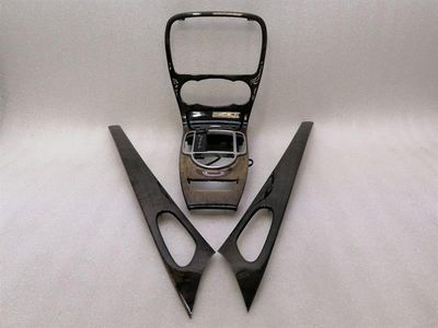 Barre de placage Mercedes SL R230 A2308100030 GARNITURES - BOIS FRÊNE NOIR 03-06