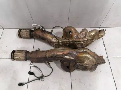 AUDI R8 4S CATALYTIC CONVERTER Manifold Set 420131090E Exhaust Manifold 420251212T