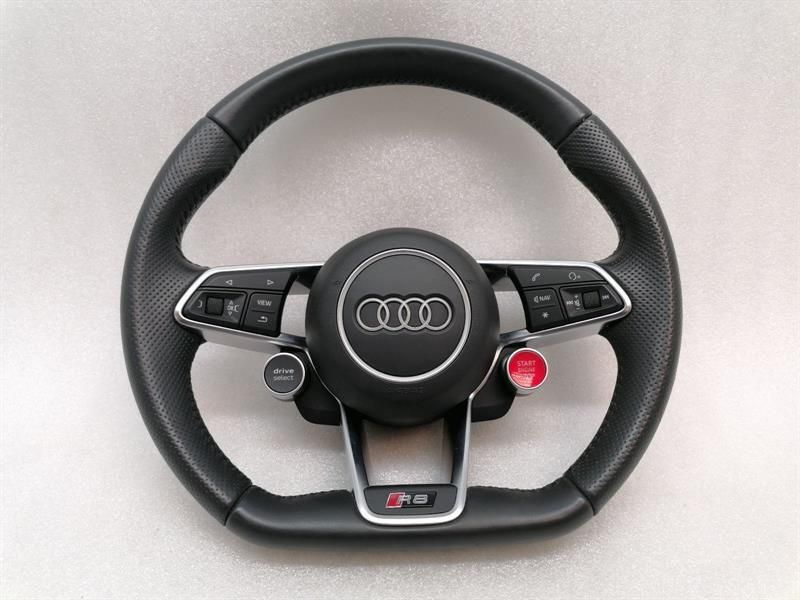 2015-2019 AUDI R8 4S SPORT STEERING WHEEL 4S0419091F STEERING WHEEL 4S0880201G COMPLETE