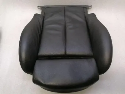 BMW E63 Sitz vorne rechts unten 52107918674 Sitz vorne rechts Leder schwarz schwarz