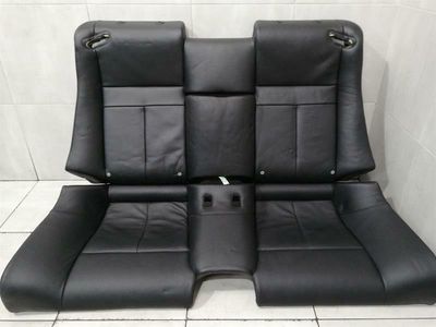 BMW M6 E63 Rücksitzgarnitur 52207918650 Rücksitzgarnitur Leder Schwarz