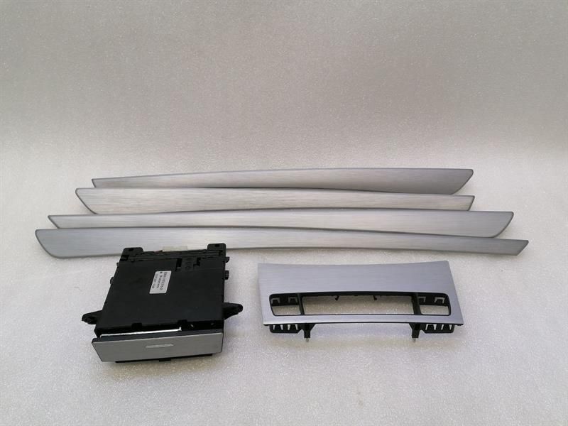 BMW 5 Series E60 M5 LCI Veneer Set 6976376 Strip Cover Aluminium Shadow