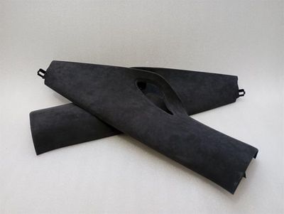 PORSCHE 911 991 C КОМПЛЕКТ КАПАЦИ ЗА СТОЛБИ 9P1867288B GT3 GT3RS CLUBSPORT PILLAR ALCANTARA