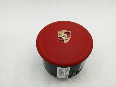 Porsche 911 991 Module 99180308907 Steering Wheel Module N14 Leather Carrera Red