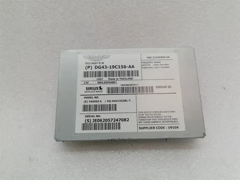 ASTON MARTIN RAPID S Module DG43-19C156-AA Control Unit SATELLITE RADIO