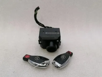 Mercedes CL W216 EZS with keys A2215450708 control unit ignition lock EZS set