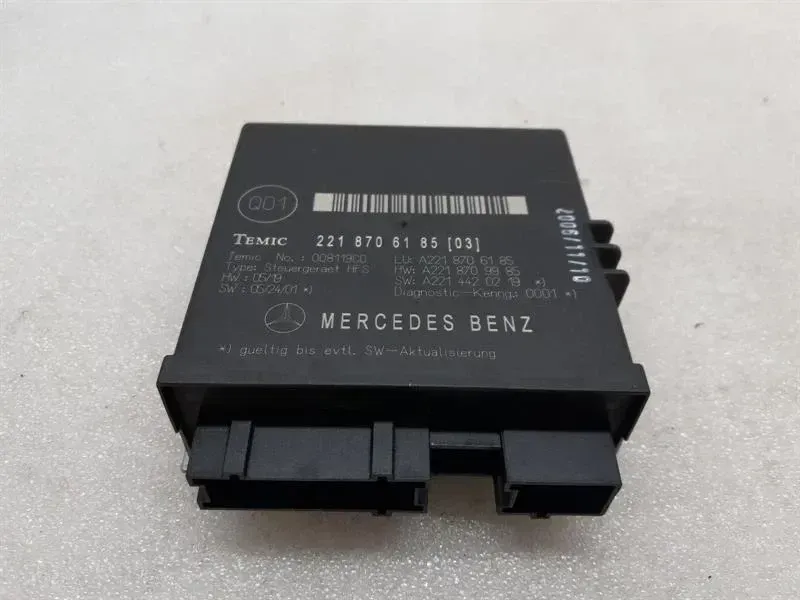 Mercedes CL W216 Boat Lid Electronic Module A2218706185 Control Unit Tailgate