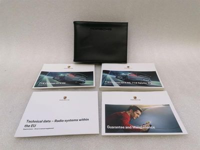 Porsche Boxster Cayman 718 GT4 RS SPYDER Książka serwisowa Instrukcja obsługi