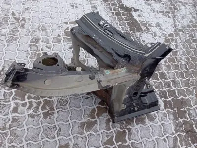 Porsche Cayman 718 GT4 Left Front Chassis Leg 99150191301 Left Front Wheel Arch