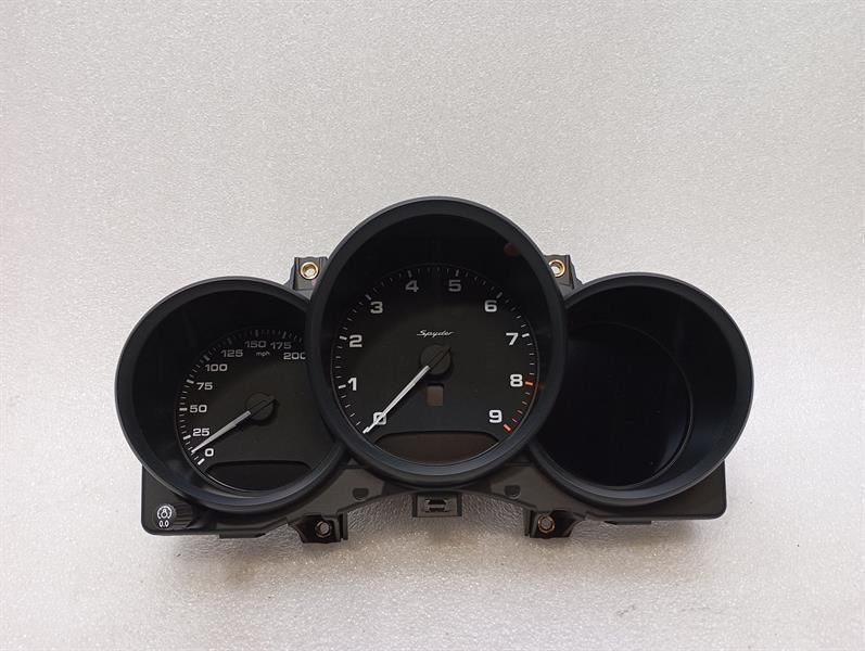 Porsche Boxster Spyder 718 Instrument Cluster 982920854B Speedometer MPH MANUAL