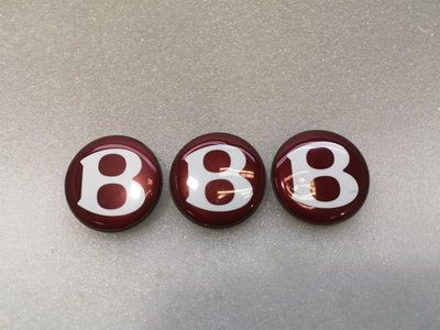 Bentley Continental GT V8S Wheel Logo Cap 4W0601170 Wheel Cover Red Label