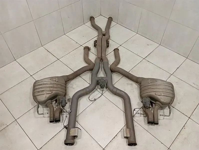 Mercedes C63 AMG W205 exhaust silencer A2054900735 exhaust silencer set