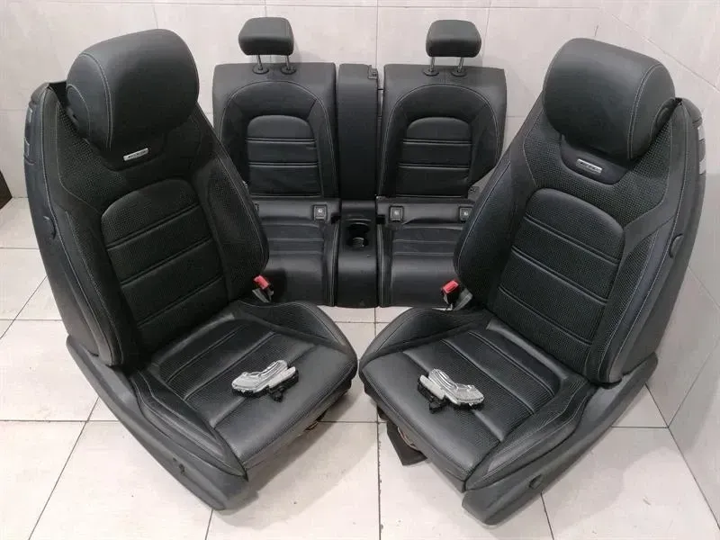 MERCEDES C63 AMG INTERIOR SEAT SET W205 COUPE SEAT SET HEATED MEMORY ELECTRIC
