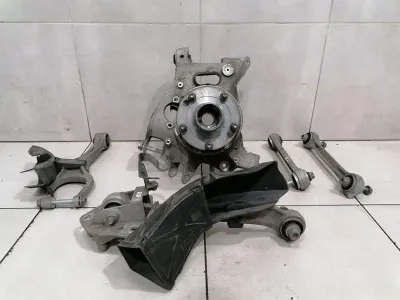 Porsche 911 991 задна лява главина 99133161112 Корпус на колесен лагер заден L турбо комплект