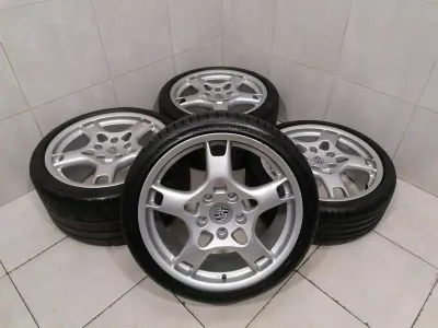 Комплект легкосплавных дисков Porsche 911 997 C2 99736215600, легкосплавные диски 19 Carrera S BBS 8J 11J