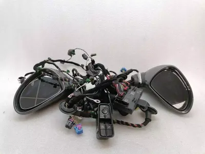 Porsche 911 991 Left Door Mirror RHD 99161271501 Right Handlebar POWER FOLD SET MK1