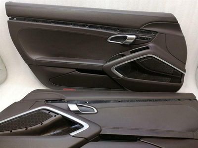 Porsche 911 991 Türkartensatz 99155560204 Türverkleidungssatz ESPRESSO EXKLUSIV