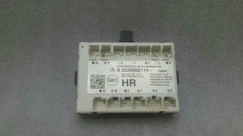 Mercedes S-Class W222 RRH door module A2229002114 door control unit rear right