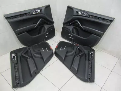 Porsche Cayenne 958 92a Porte-cartes SET FULL LEATHER GARNITURE DE PORTE EXCLUSIVE