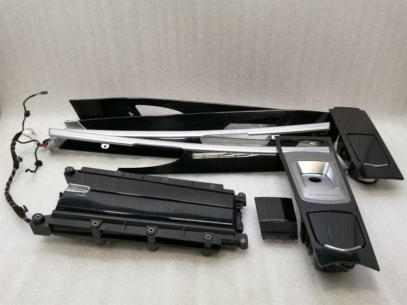 Porsche Panamera 970 veneer set piano lacquer lacquer wood strip set Black