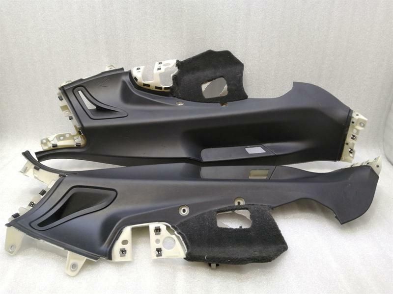 Porsche Panamera 970 97055519601 C-Pillar Leather Black Rear Set Kit Cover C
