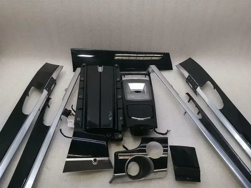 Porsche Panamera 970 RHD Piano Laquer Black Veneer Set 97055335100 Bar RHD
